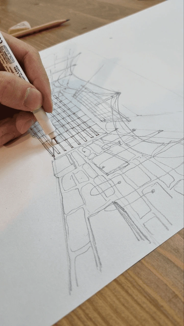 Drawing the prison layout